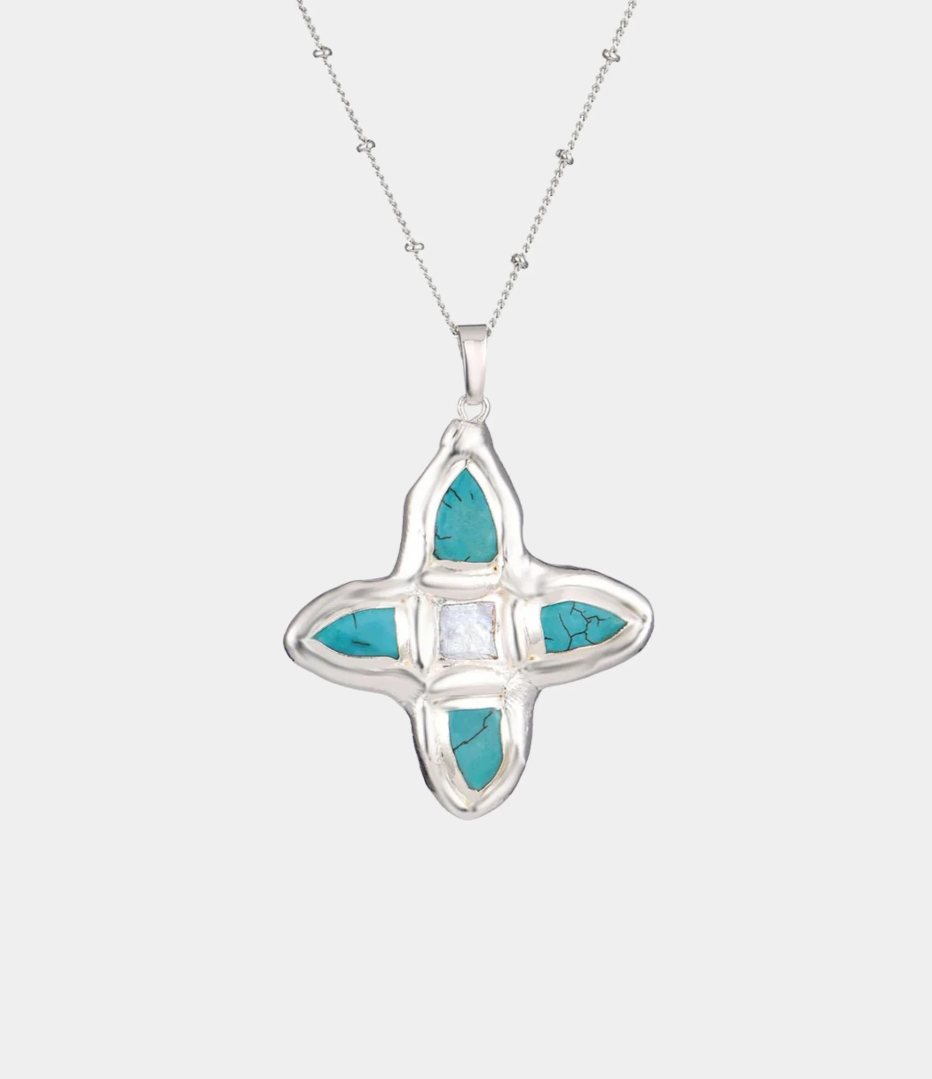 OPHELIA NECKLACE IN BLUE - Image 3