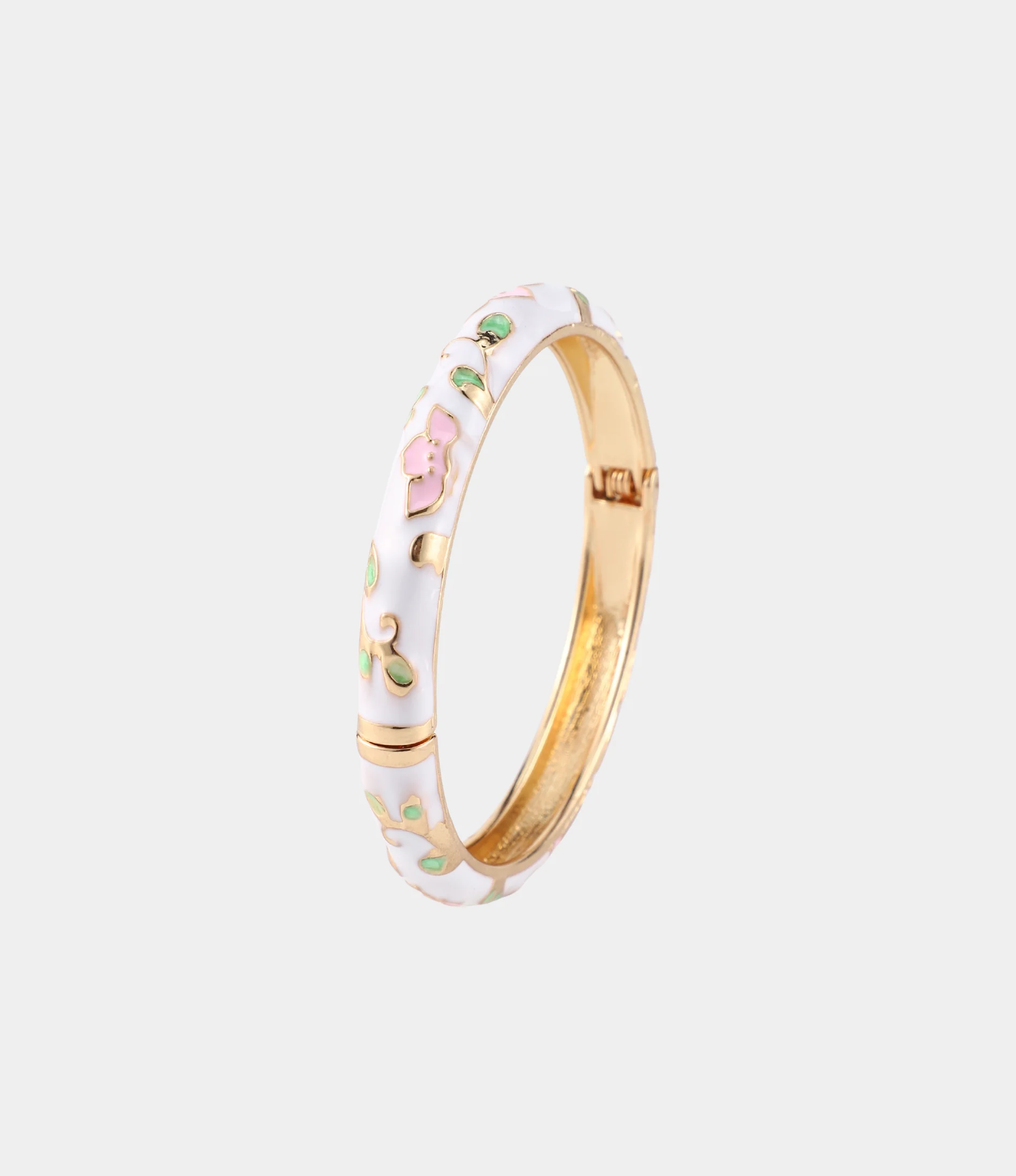 DAHLIA BANGLE IN WHITE