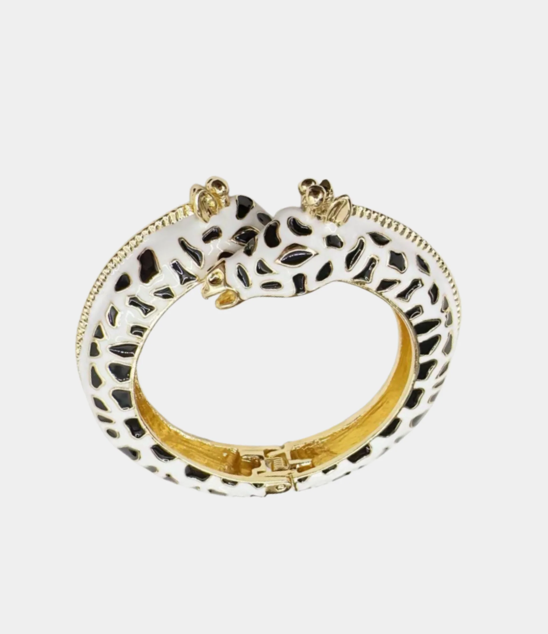 GIRAFFE BANGLE IN BLACK