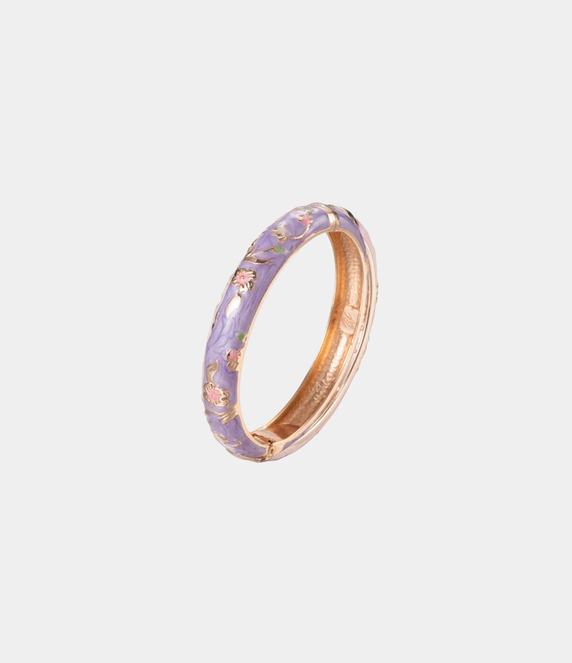 LOVE DROP BANGLE IN PURPLE
