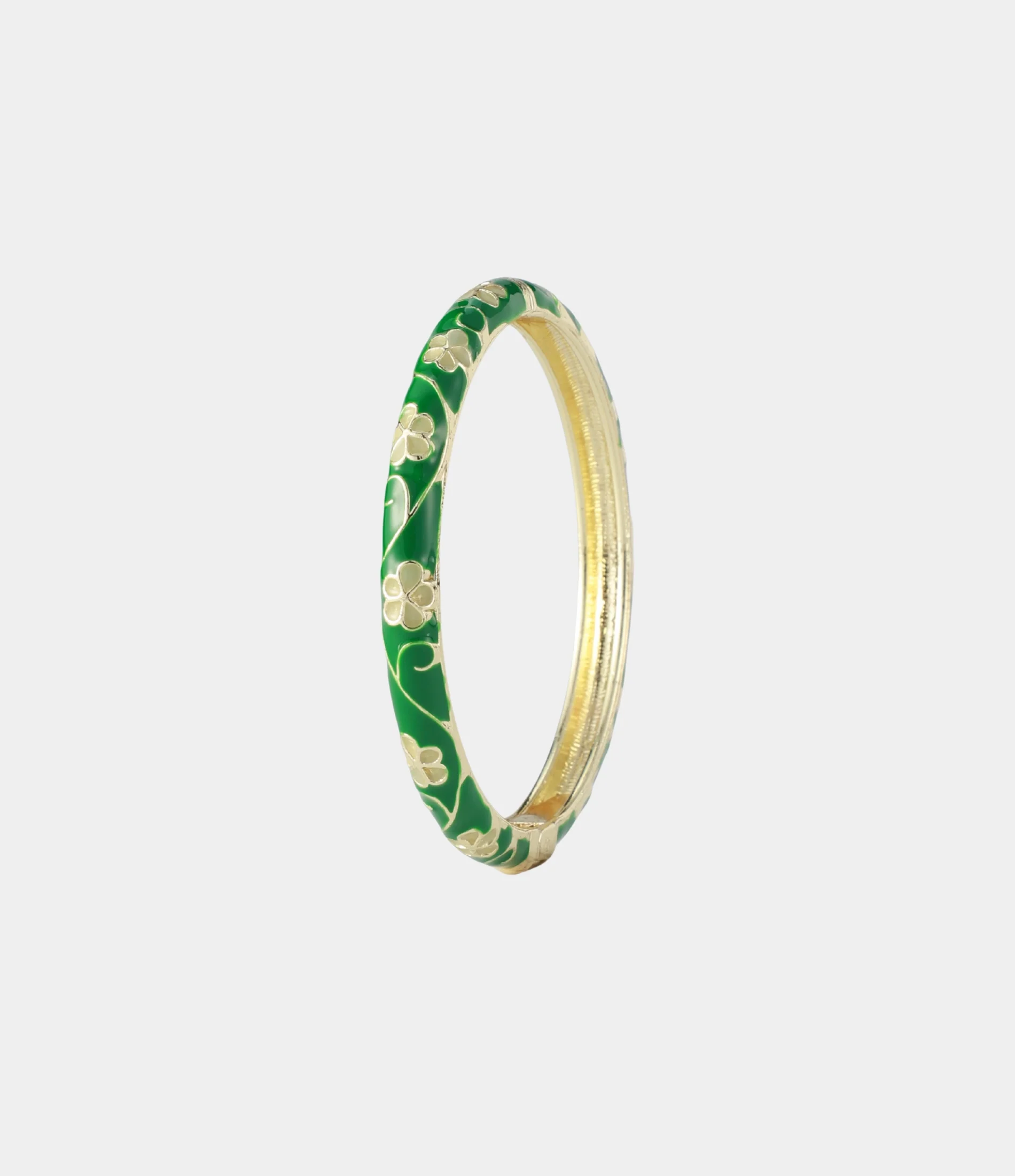 PIXIE BANGLE IN DARK GREEN