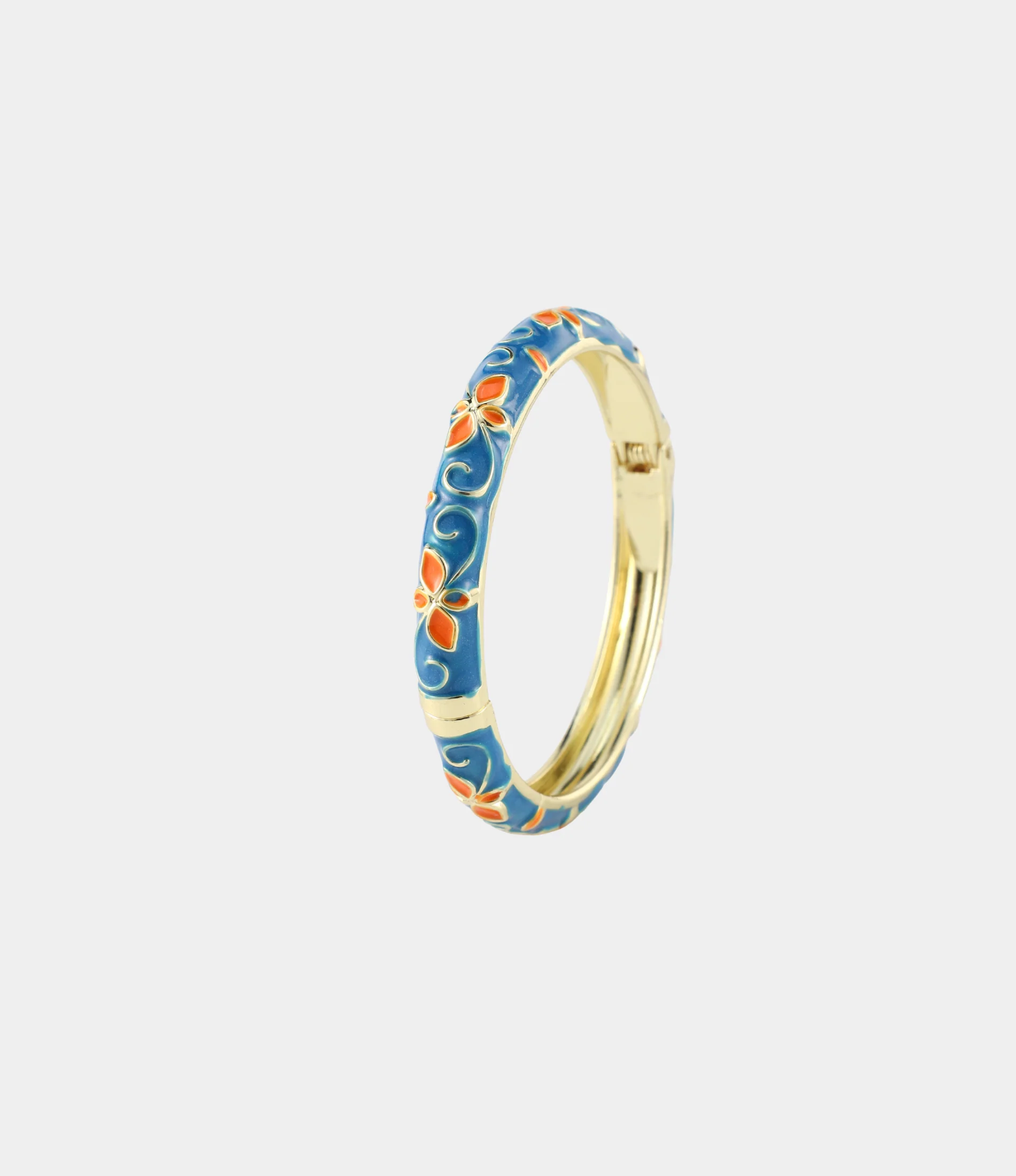 PRIMAVERA BANGLE IN APRICOT BLUE