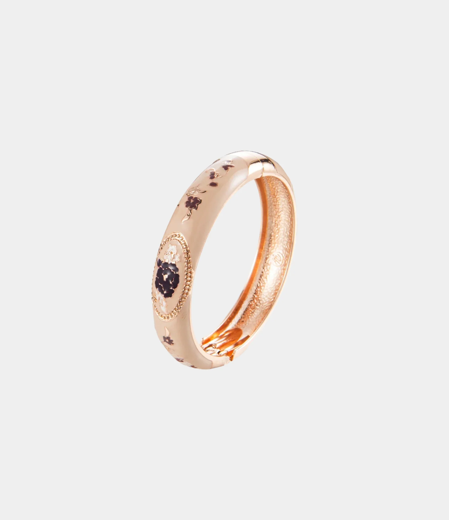 VENICE ENAMEL BANGLE IN BEIGE