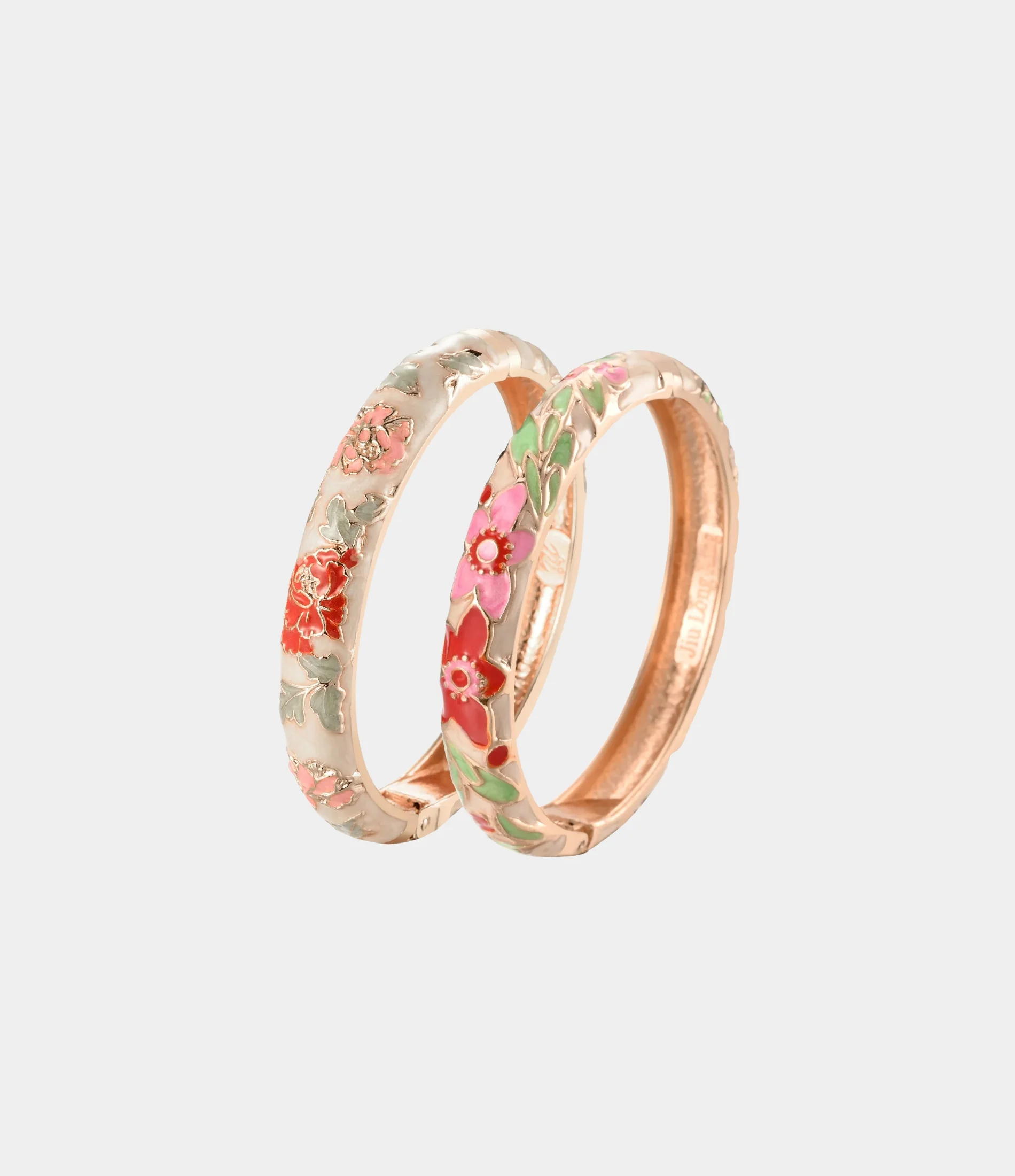 VIENNA ENAMEL BANGLE DUO IN NUDE