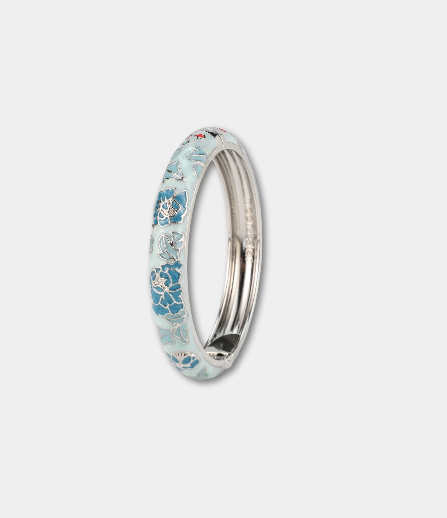 VIENNA ENAMEL BANGLE VIVID IN LIGHT BLUE - Image 2