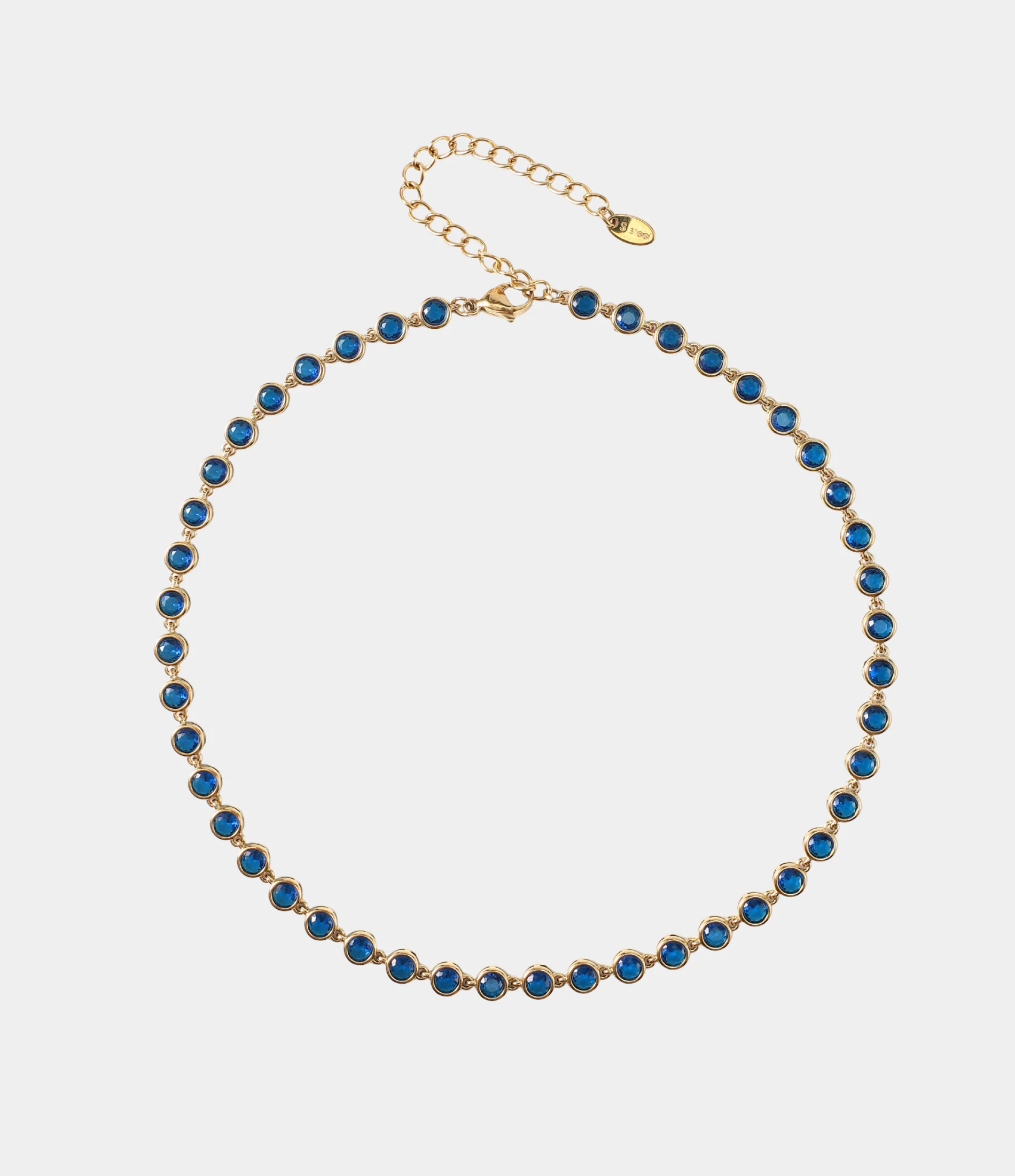 VIVIAN NECKLACE IN BLUE - Image 3