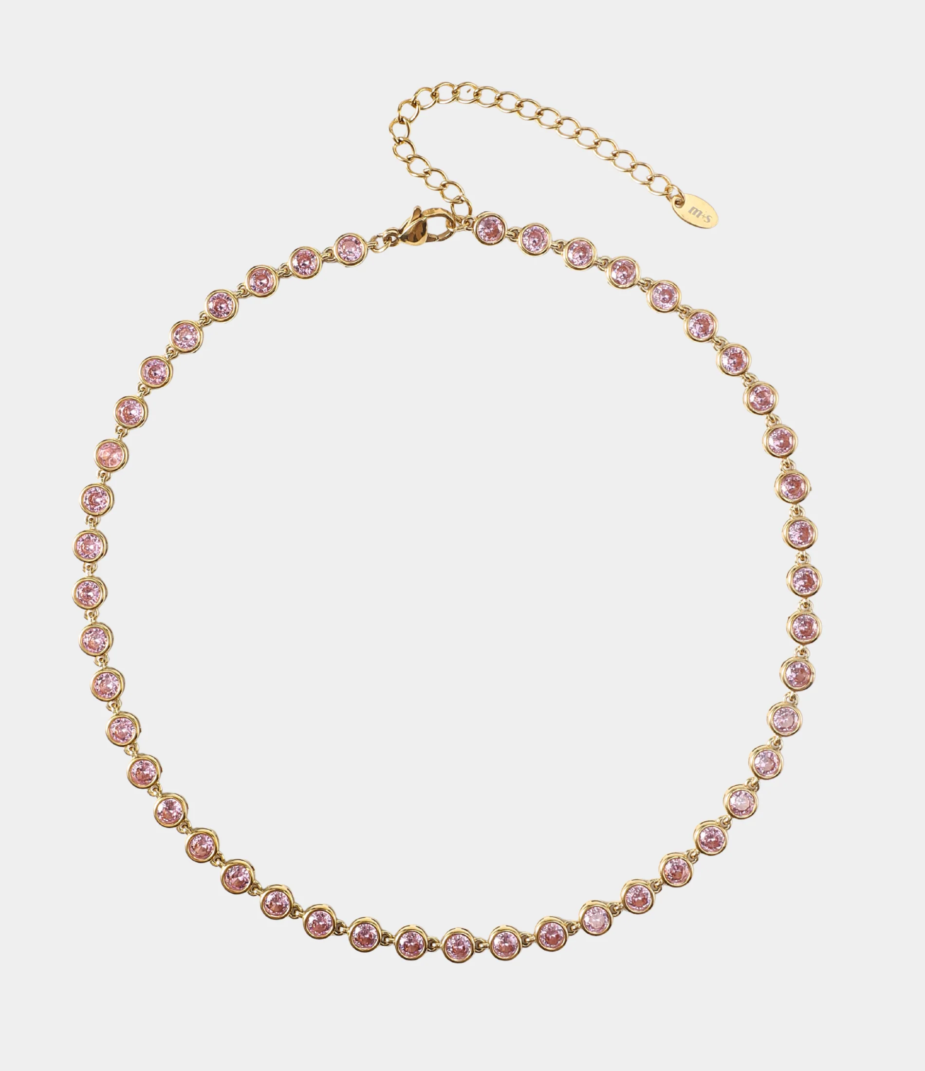 VIVIAN NECKLACE IN PINK - Image 3